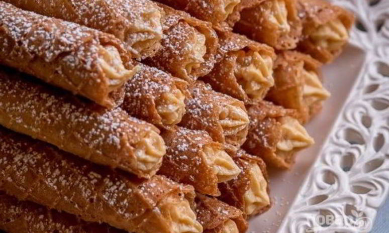 Рецепт вафель с вареной сгущенкой