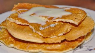 Вафли в сковороде