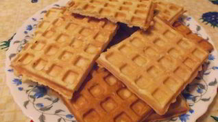 Вафли в советской вафельнице