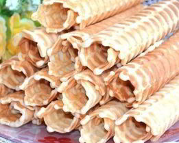 Ванильные хрустящие вафли