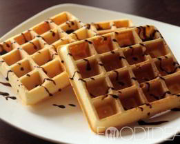Венские вафли в электровафельнице