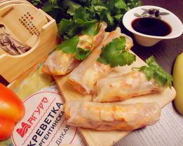 Вьетнамские конвертики с креветками