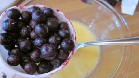 выпечка с черникой