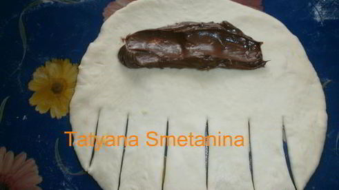 выпечка с шоколадно-ореховой пастой