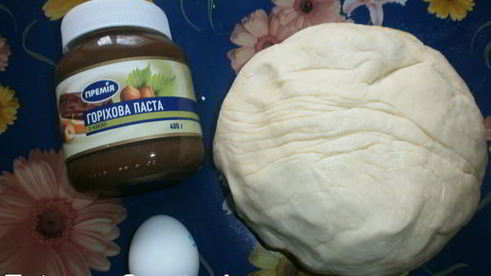 выпечка с шоколадно-ореховой пастой