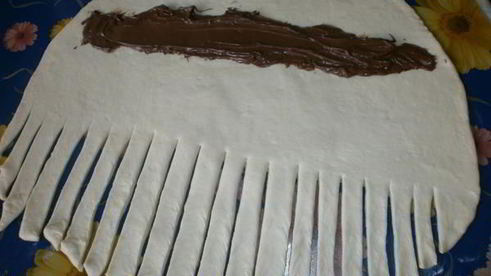 выпечка с шоколадно-ореховой пастой