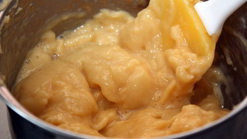 круглые эклеры с заварным кремом