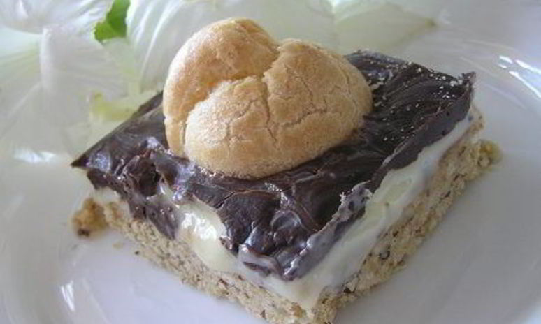 Рецепт ореховых пирожных с профитролями