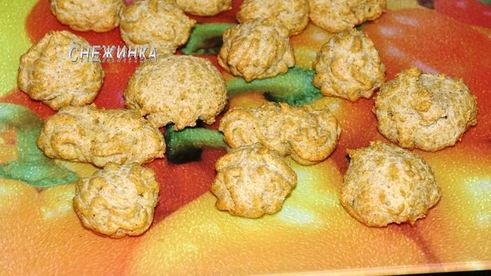 овсяные эклеры с творожным кремом