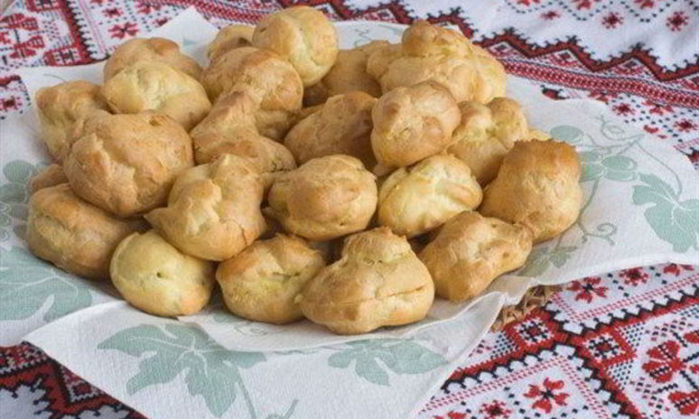 Рецепт профитролей с куриной печенью