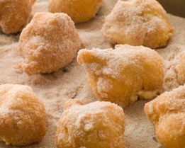 Профитроли с лимоном и ванилью