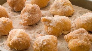 Профитроли с лимоном и ванилью