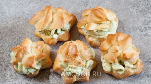 профитроли с сыром