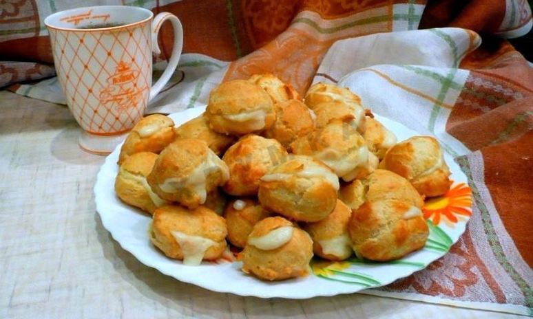 Рецепт профитролей с заварным кремом