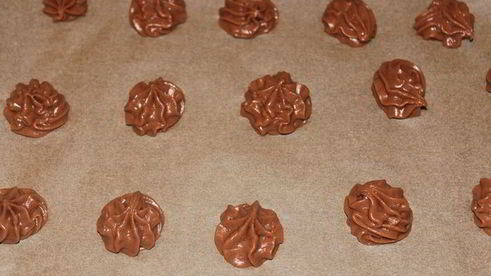 шоколадные профитроли с маскарпоне