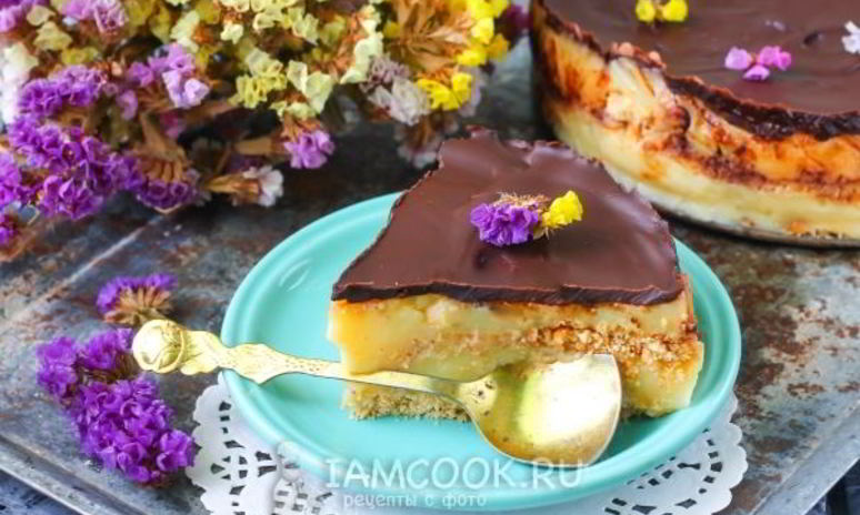 Рецепт торта эклер без выпечки