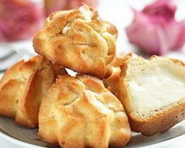 Воздушные профитроли с творожным кремом