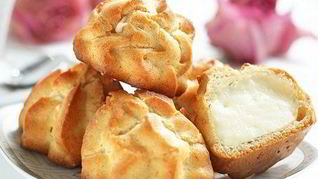 Воздушные профитроли с творожным кремом