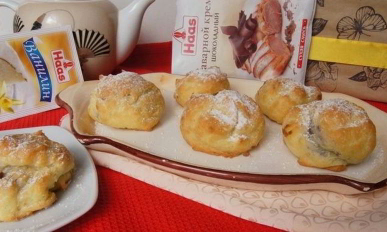 Рецепт эклеров с шоколадным кремом