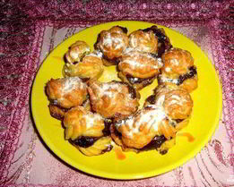 Эклеры со сгущенкой