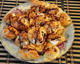 Заварные профитроли Глазированные