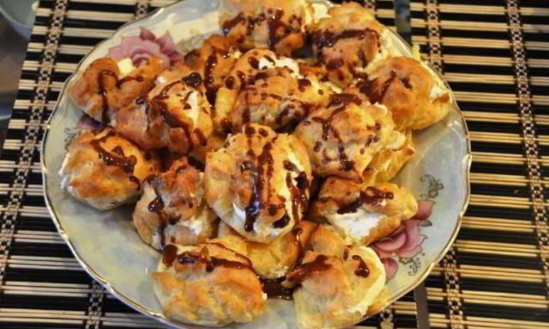 Рецепт заварных профитролей глазированных