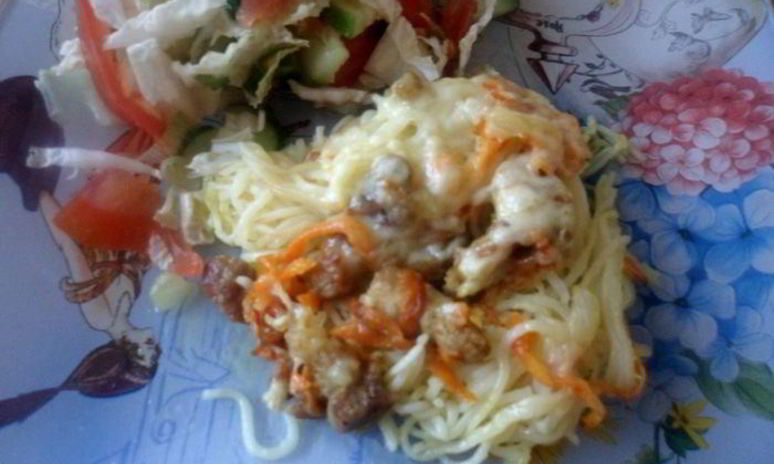 Рецепт бабушкиного кассероль — запеканки из спагетти