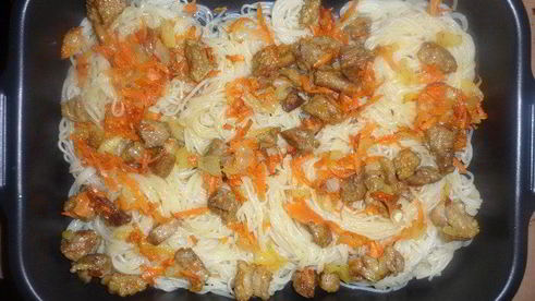 бабушкин кассероль — запеканка из спагетти