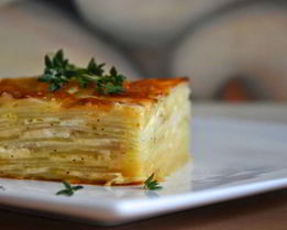 Детская картофельная запеканка с сыром