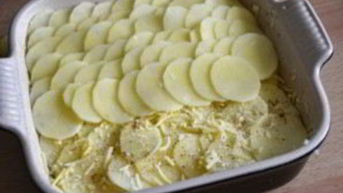 детская картофельная запеканка с сыром