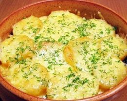 Домашняя картофельная запеканка с грибами