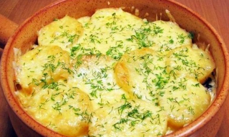 Рецепт домашней картофельной запеканки с грибами