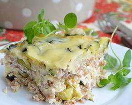 Гречневая запеканка с кабачком