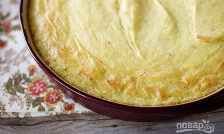 Рецепт картофельной запеканки из пюре