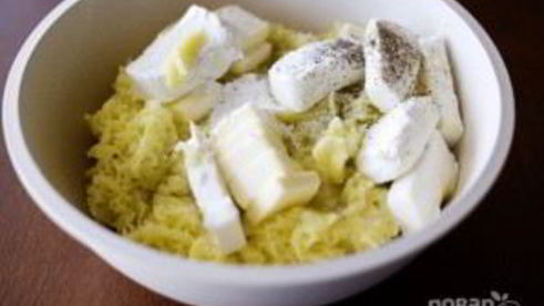 картофельная запеканка из пюре