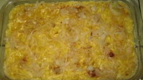 картофельная запеканка с рыбным фаршем в духовке