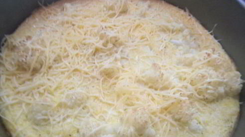 кукурузная запеканка с цветной капустой