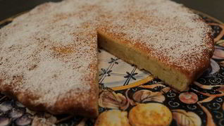 Лимонная запеканка с рикоттой