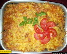 Макаронная запеканка в духовке с фаршем