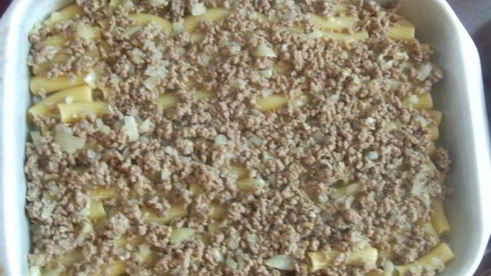макаронная запеканка в духовке с фаршем