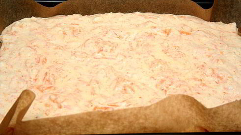 морковная творожная запеканка