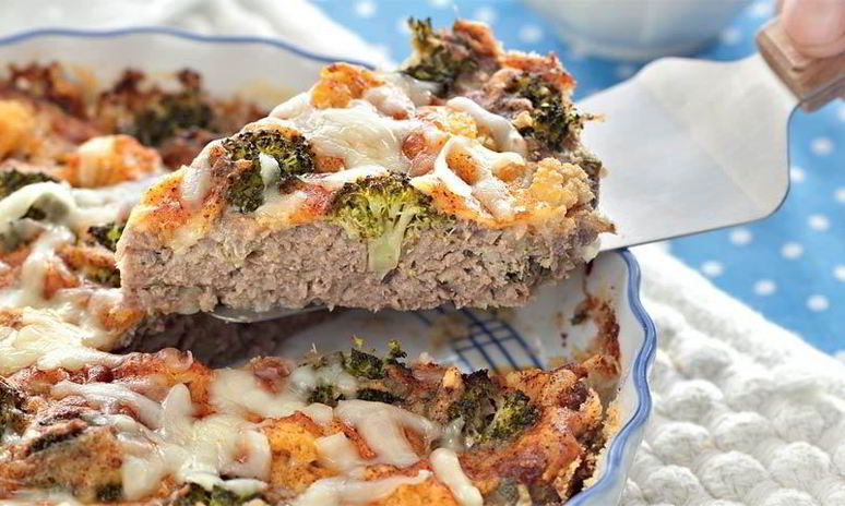 Рецепт мясной запеканки с брокколи и цветной капустой