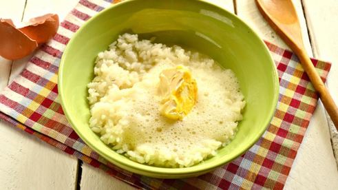 рисовая запеканка с вишней