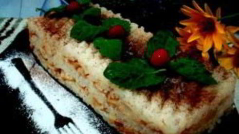 рисовая запеканка с яблоками