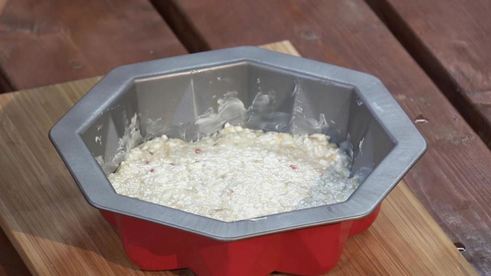 творожная запеканка с бананом