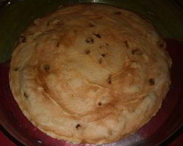 Творожная запеканка с изюмом