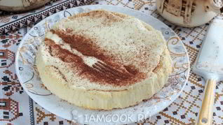 Творожная запеканка с крахмалом в мультиварке