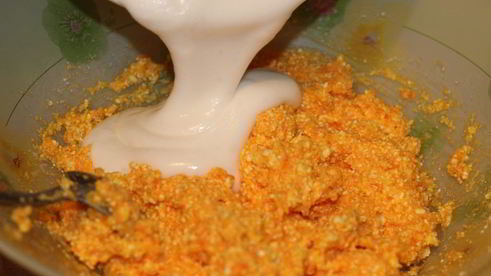 творожно-морковная запеканка