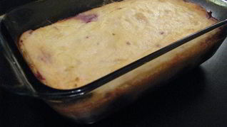 Творожно-вишневая запеканка