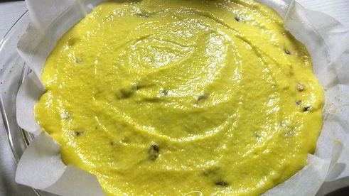 тыквенная запеканка с изюмом